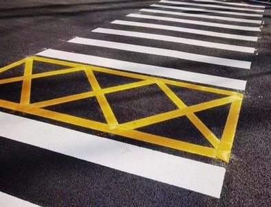 安康安康园区交通标线施工